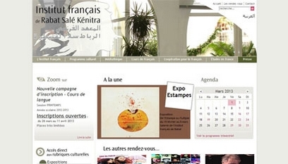 Site internet L’institut Français de Rabat / Joomla