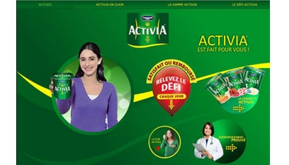 Site internet Activia / Joomla