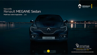 Mini-site Renault : Megane Sedan / Php, JavaScript, Css3, Htlm5