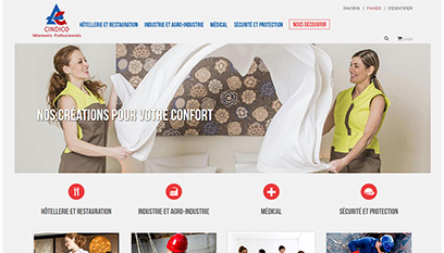 Site internet Cindico / PRESTASHOP