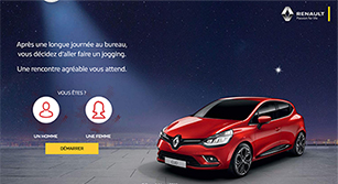 Site événementiel Groupe Renault Dacia  : Renault Clio limited