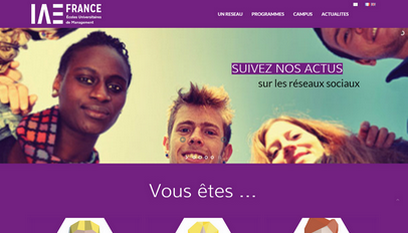 Site internet IAE France / Wordpress