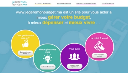 Site internet Je gére mon budget / Wordpress