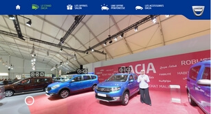 Site événementiel responsive  Salon Auto Expo Dacia 2016