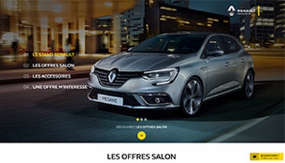 Site événementiel responsive  Salon Auto Expo Renault 2016 / PHP + HTML5 + CSS3 + responsive design