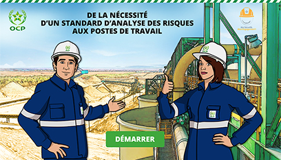 Site internet Office Chérifien des Phosphates- E-learning / Storyline, Adobe character Animator, Photoshop, Illustrator,