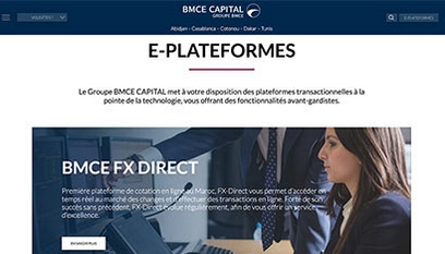 Site internet BMCE Capital / Drupal 7